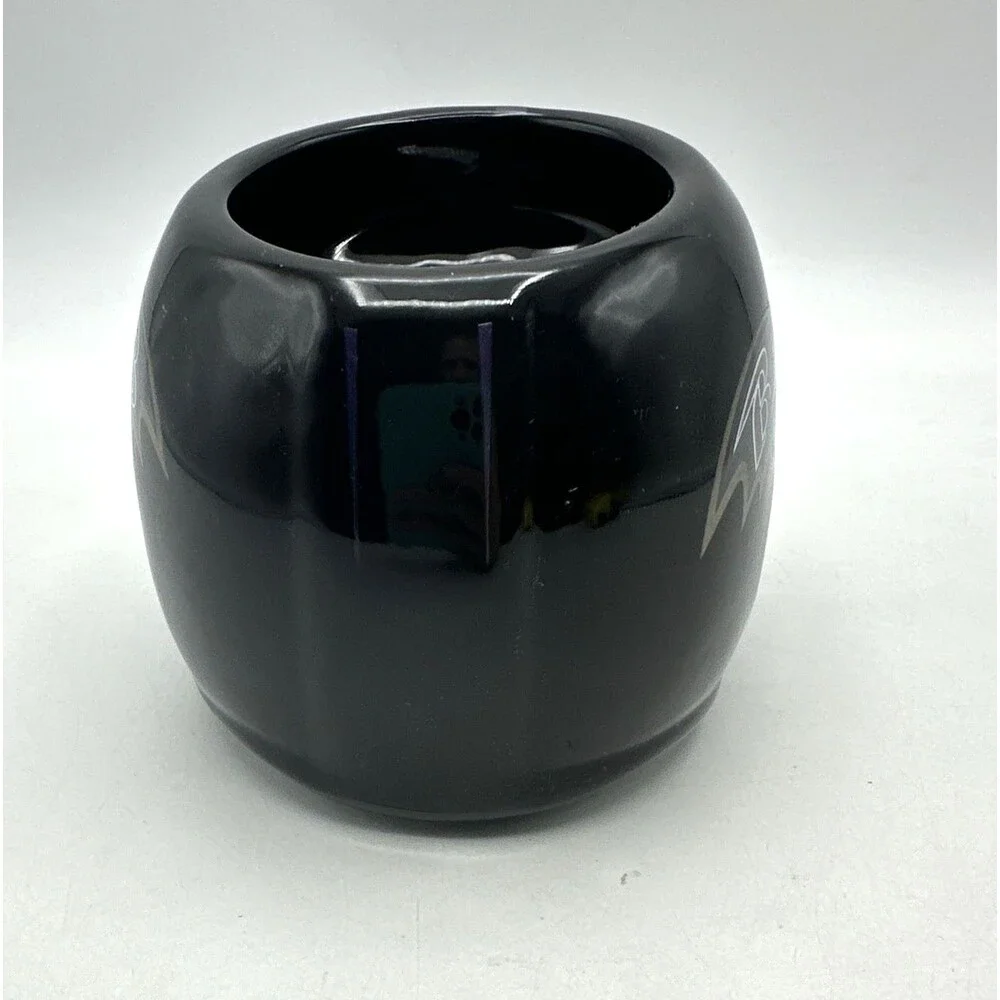 Baltimore Ravens Ceramic Helmet Planter, Caddy, Pencil Holder Black NEW
